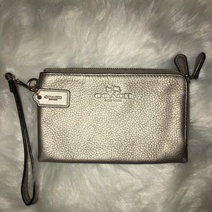 Coach Gold Wristlet